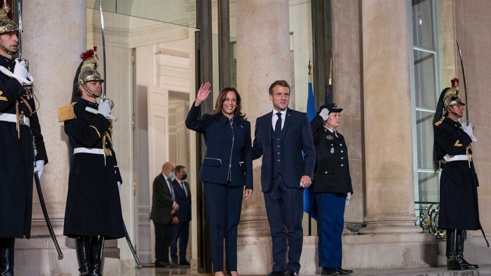 Wooing France: VP Kamala Harris meets Macron after sub spat