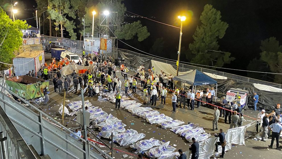 Israeli rescue service: 44 killed in stampede at festival