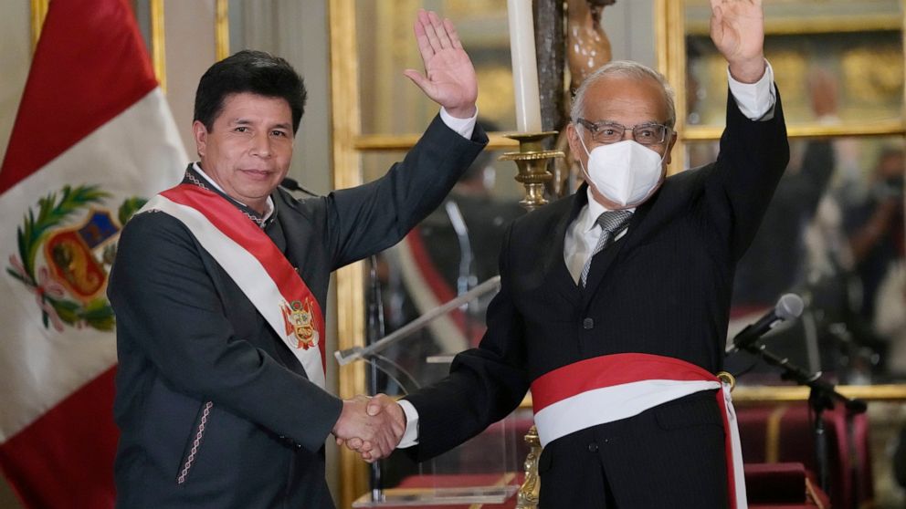 Peru's president swears in his 4th Cabinet half a year