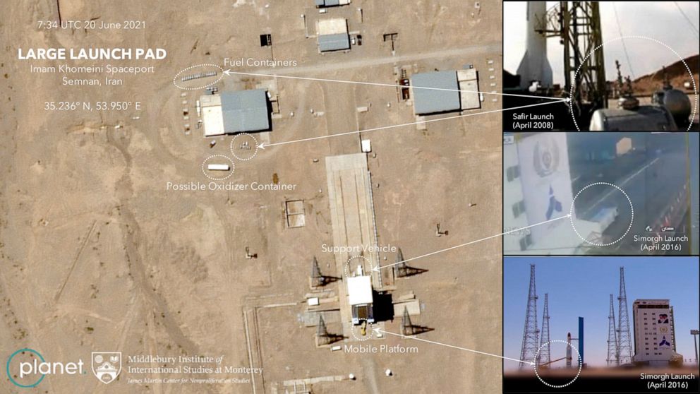 Iran likely had failed rocket launch, preparing for another