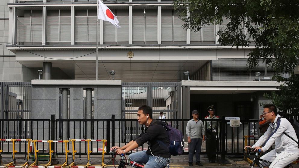 Japan, China spar over Japan diplomat's detention in Beijing