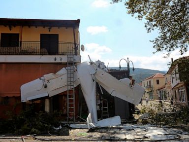 Greece: 1 hurt as small plane hits shut village coffee shop