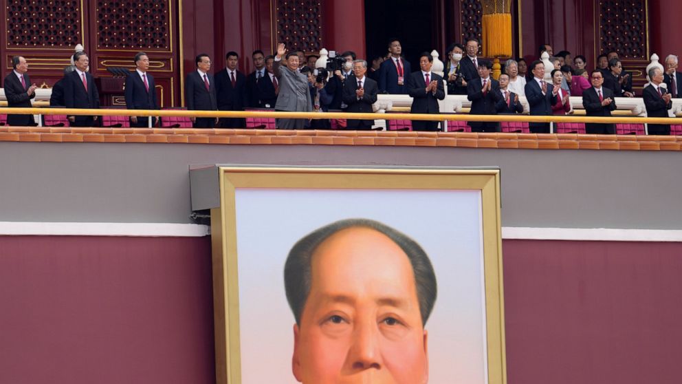 AP PHOTOS: Beijing, Hong Kong mark Communist Party centenary