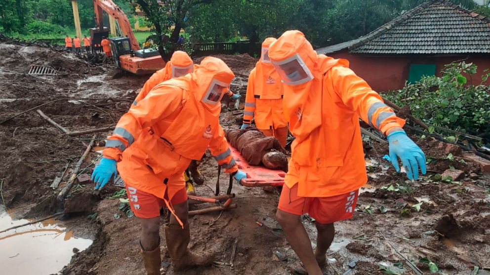 113 killed in western India landslides, monsoon flooding