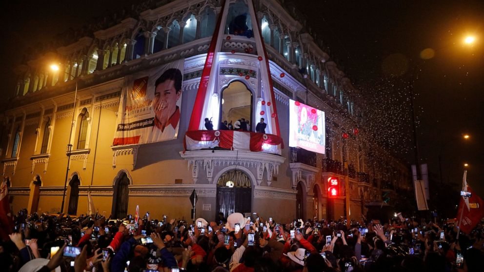 Leftist teacher, political novice, is Peru's president-elect