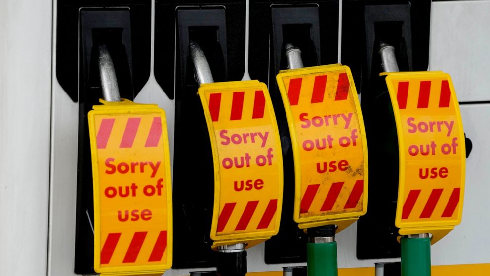 UK government sees 'tentative' signs fuel crisis is easing