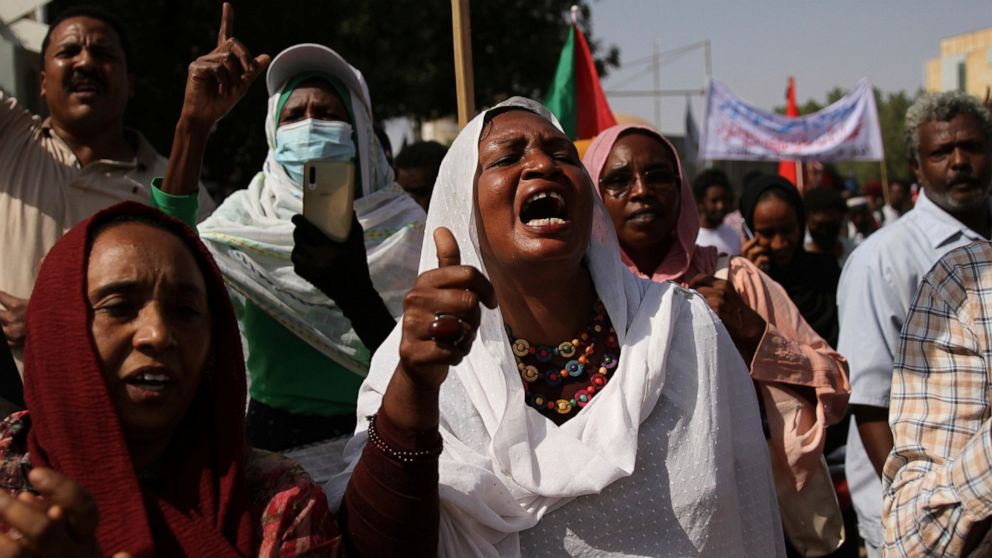 Sudanese protesters demand civilian rule, want army out