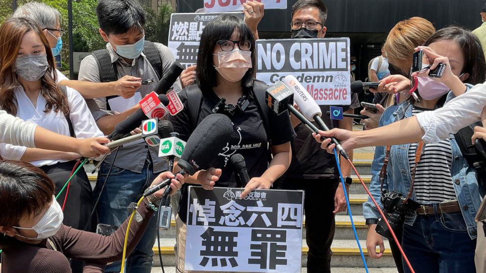 Hong Kong activist Joshua Wong sentenced for Tiananmen vigil