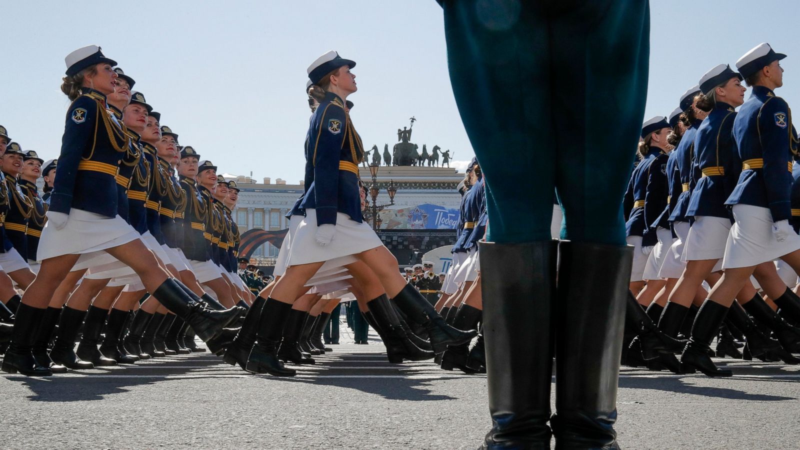 russian parade boots