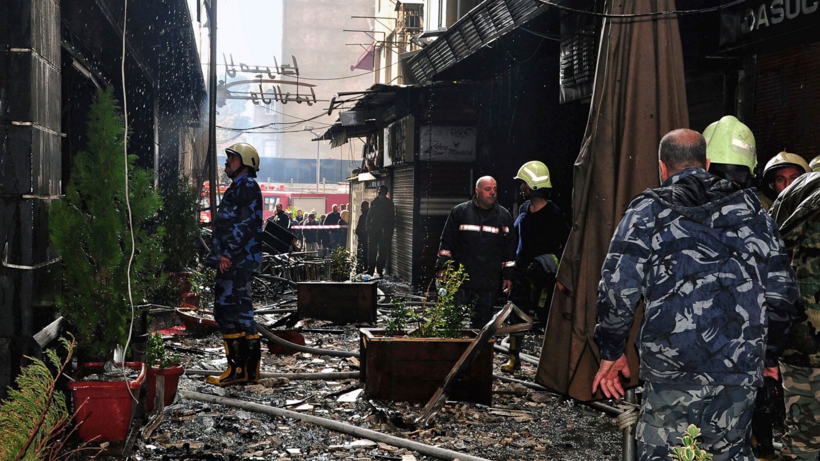 At Least 11 People Dead After Fire Rips Through Shopping Mall in Syria