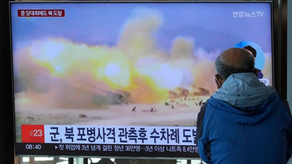 N. Korea orders new artillery firings over South's drills
