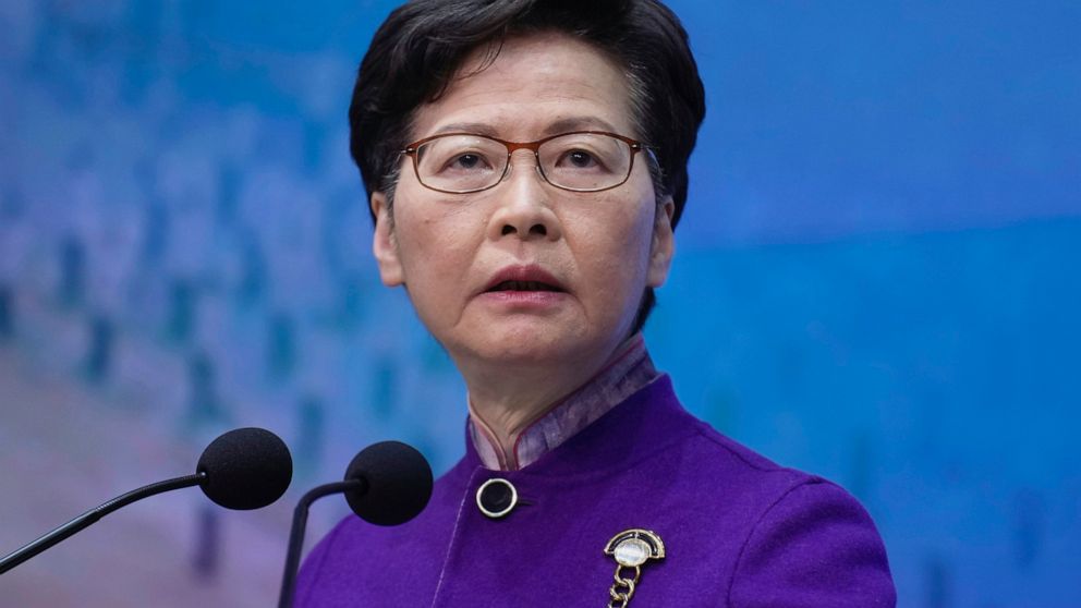 Hong Kong's Lam in Beijing to report on 'patriots only' poll
