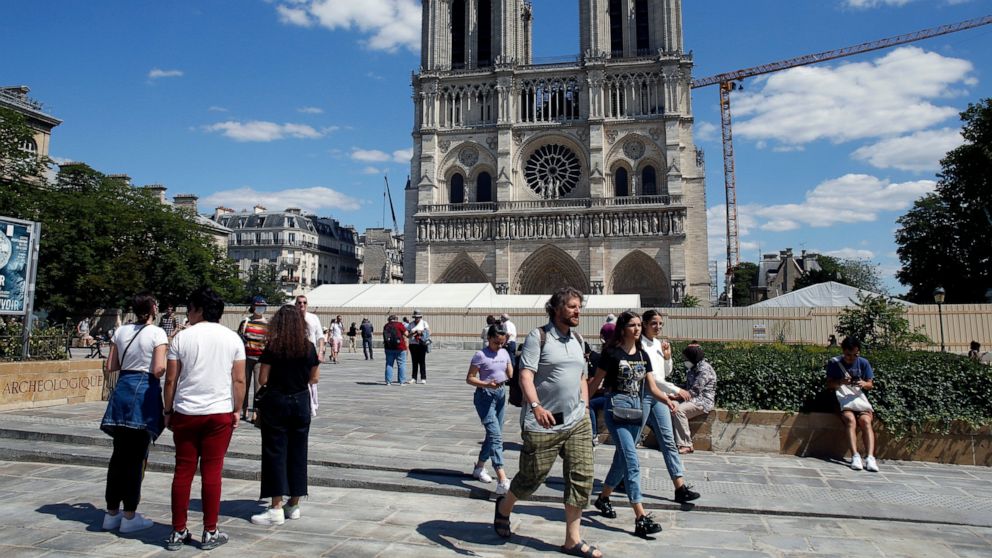 Workers to begin untangling charred metal web on Notre Dame thumbnail