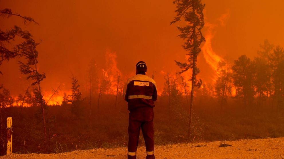 Russia evacuates 2 villages in Siberia because of wildfires