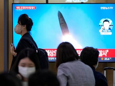 Officials: North Korea fires suspected ballistic missiles