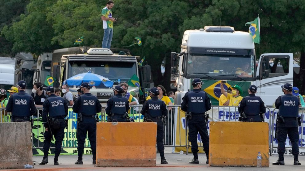 Pro-Bolsonaro truckers snarl traffic on Brazil highways