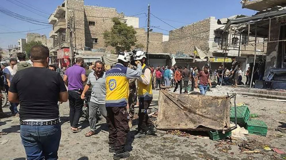 Market explosion in northern Syria kills 15, injures dozens