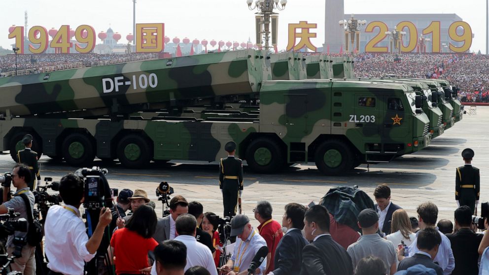 China Parades Its Latest Missiles In Challenge To Us Others Abc Images, Photos, Reviews