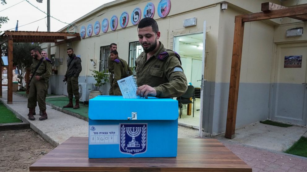 Israelis vote again, as political crisis grinds on