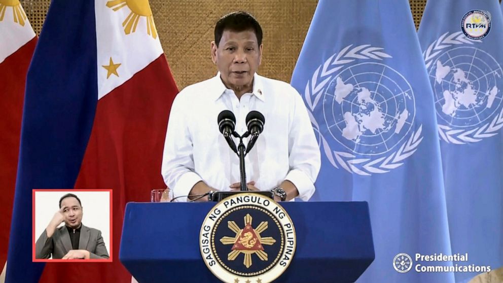 Philippine leader asks officials to ignore corruption probe