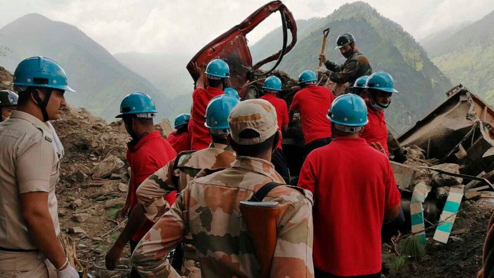 Search resumes for victims of deadly Indian landslide