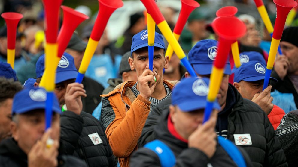 Românii protestează împotriva costului vieții în ultima mișcare europeană