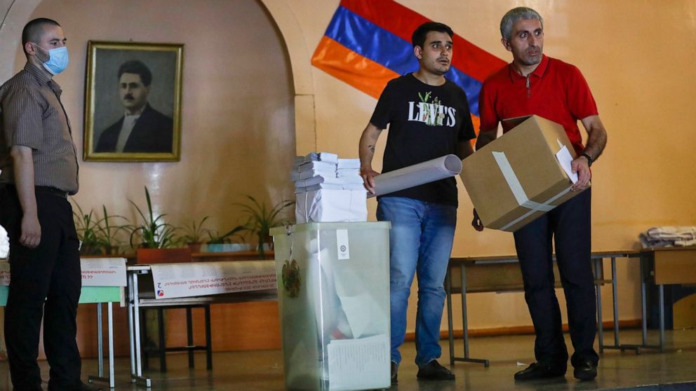 Armenia votes in election triggered by war defeat