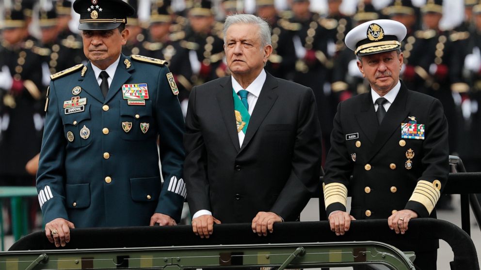 Mexican president gives navy part of southern rail-port - ABC News