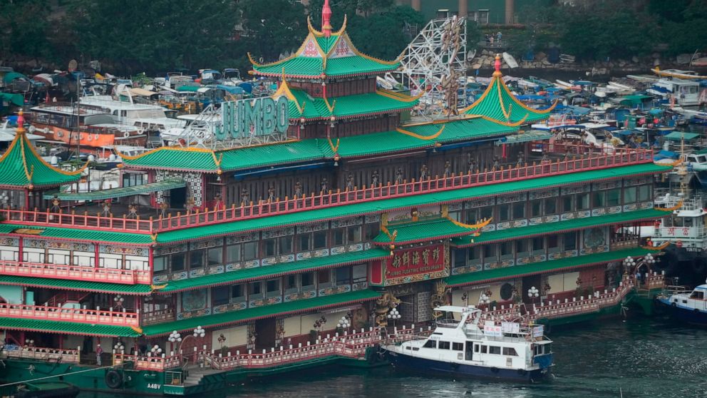 Hong Kong’s Iconic Jumbo Floating Restaurant Capsizes in South China Sea