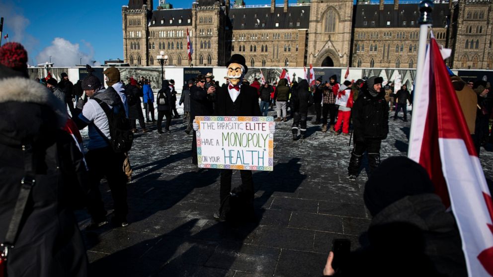 Thousands protest COVID mandates and restrictions in Ottawa