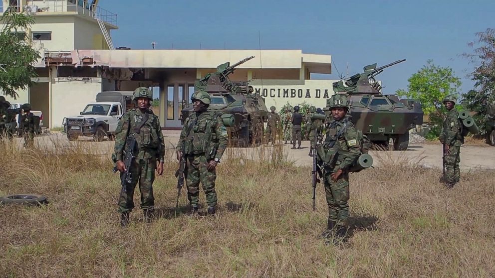 Rwandan, Mozambican forces chase rebels after retaking port