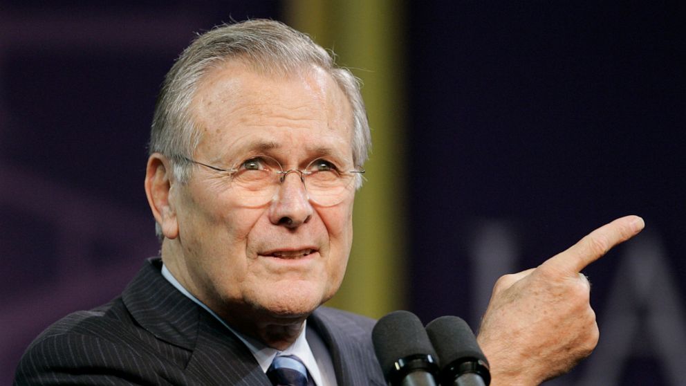 Among Iraqis, the name Rumsfeld evokes nation's destruction