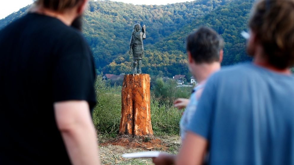 Bronze statue of US first lady is unveiled in Slovenia - ABC News