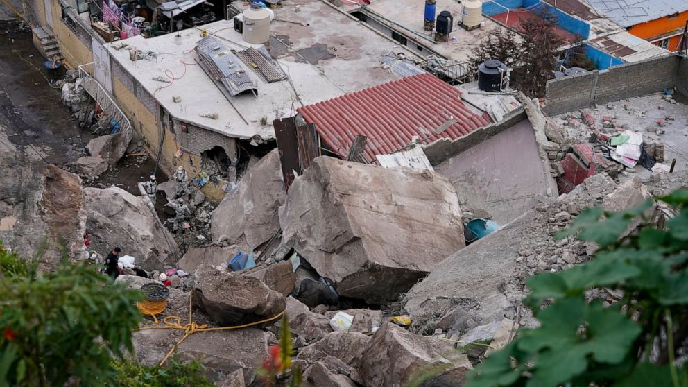 At least 1 dead, 10 missing in landslide near Mexico City
