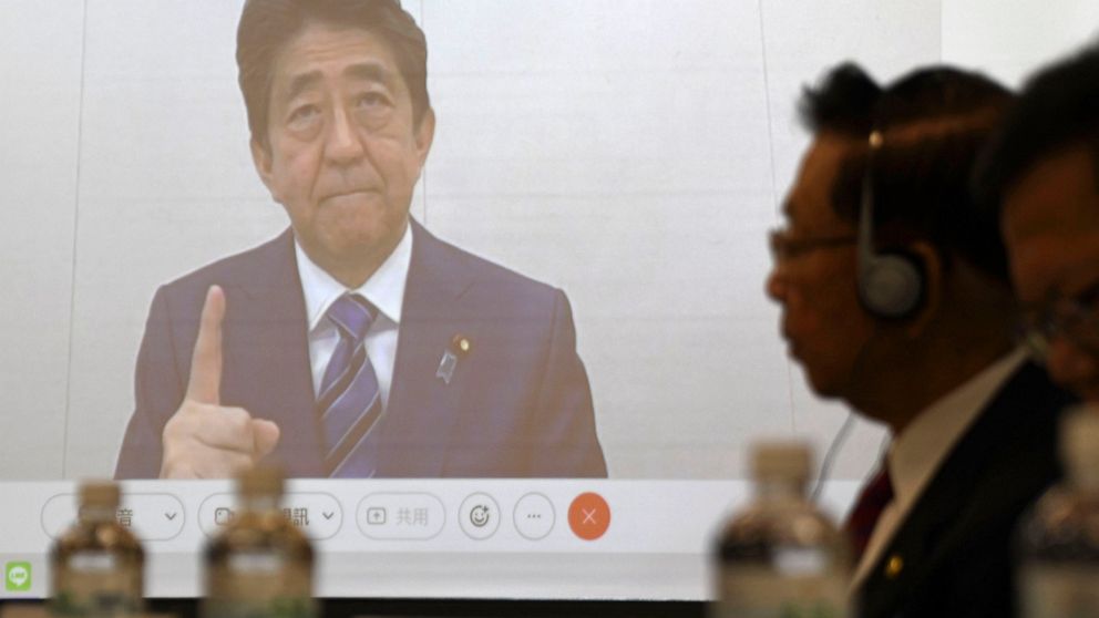 China lashes out at Abe over former leader's Taiwan warning