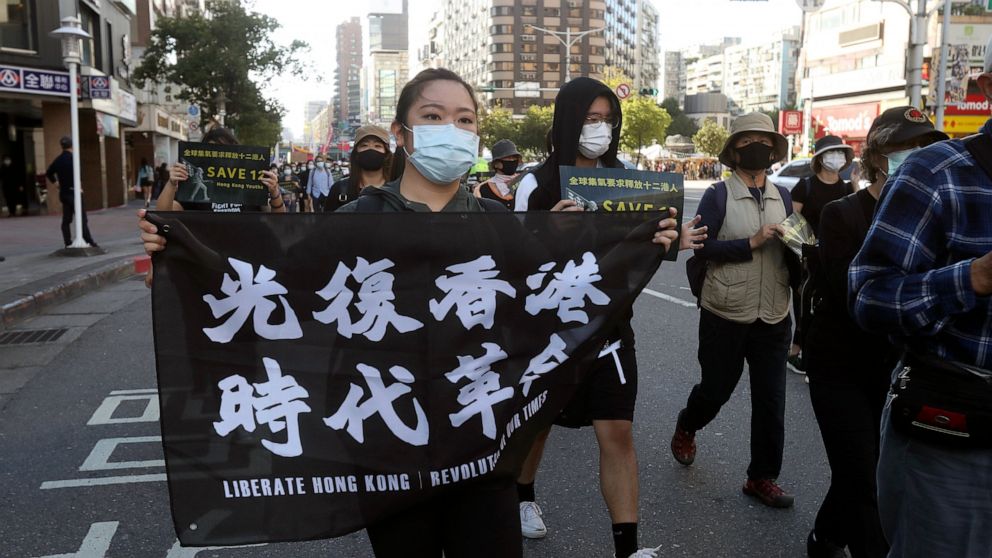 Hong Kong says Taiwan 'grossly interfered' in its affairs