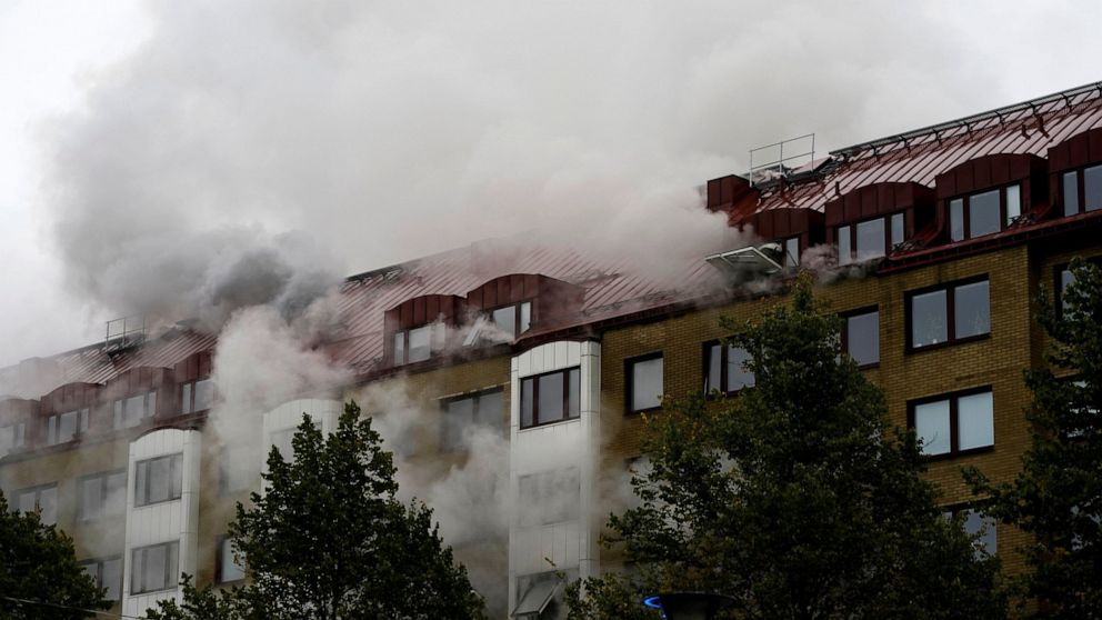 Apartment block explosion in Sweden injures some 20 people