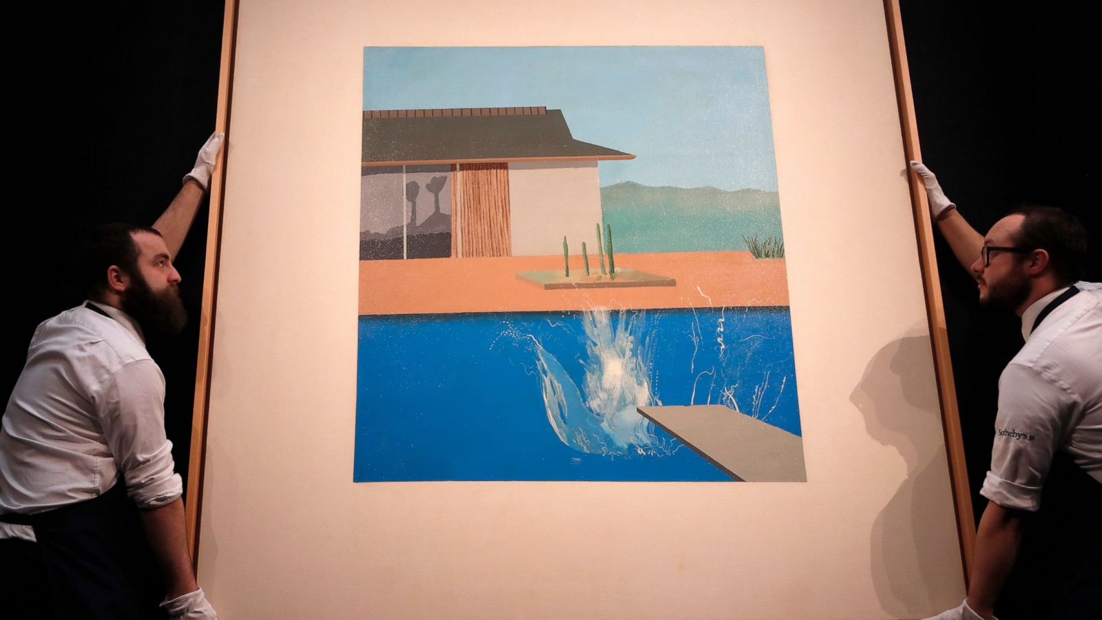 Hockney Painting Makes Splash Sells At Auction For 30m Abc News