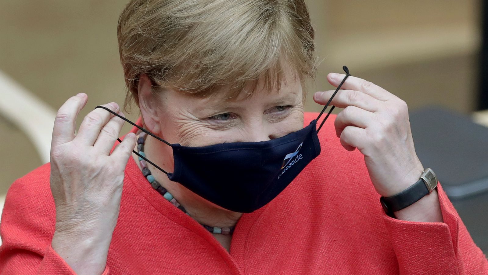 Germany's Merkel pictured wearing mask in public - ABC News