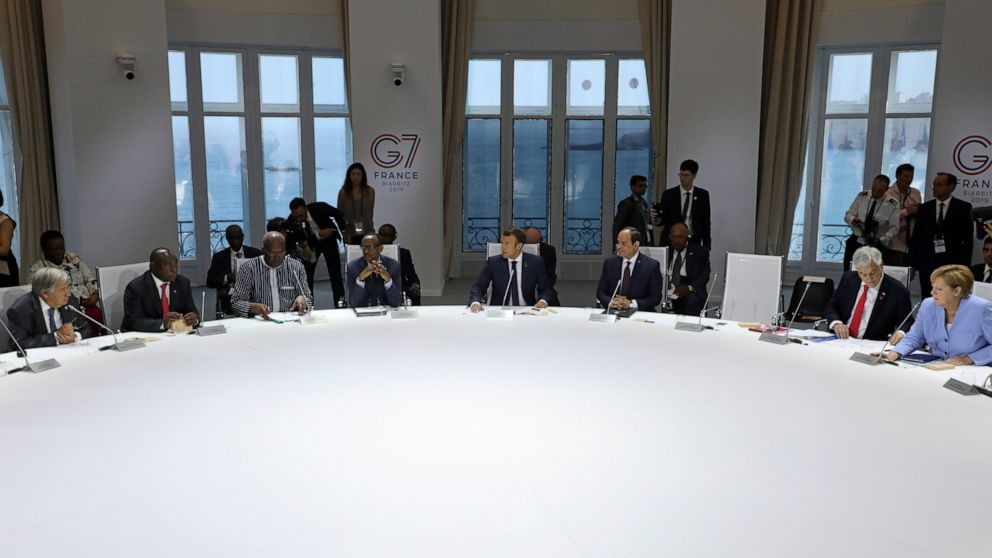 One Empty Chair At G 7 Climate Meeting Trump S Abc News