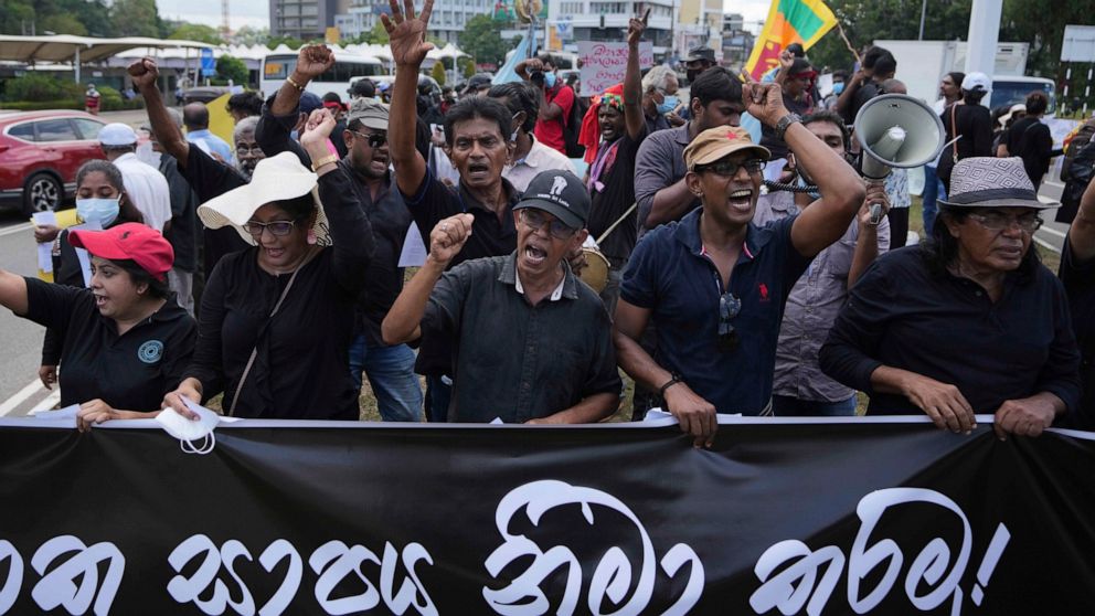 Sri Lanka president won't resign despite growing protests