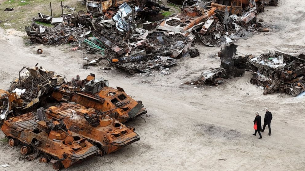 Some Ukrainians evacuated from ruins of Mariupol steel plant