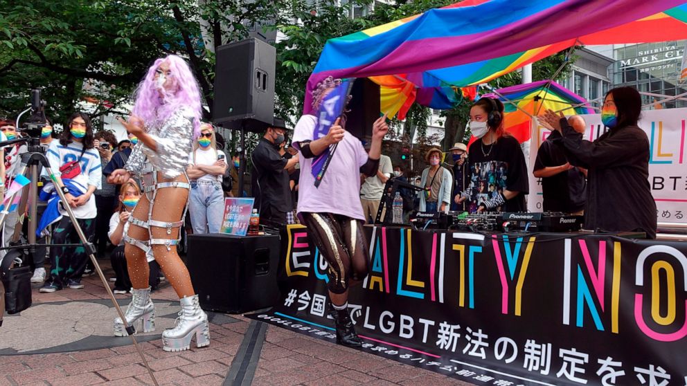 LGBTQ groups, supporters rally in Tokyo, demand equal rights