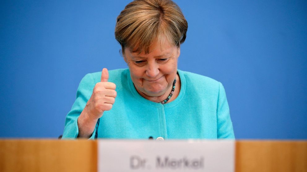 Germany's Merkel says pipeline deal with US good for Ukraine