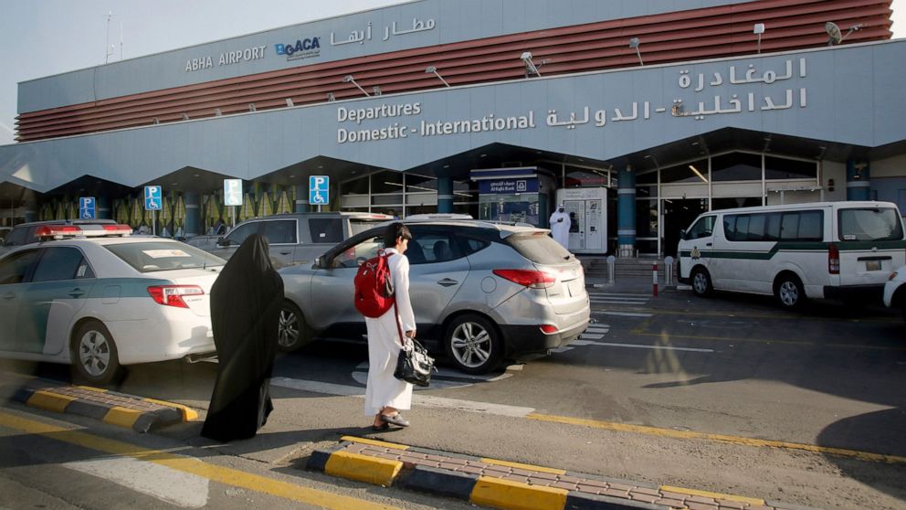 Saudi Tv Drone Attack On Airport Wounds 8 Damages Plane Abc News