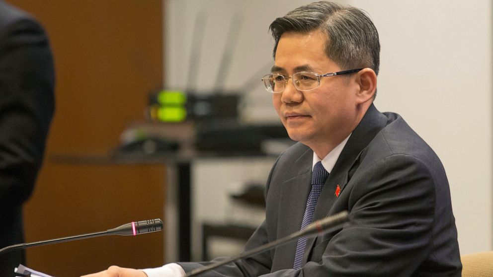 Chinese ambassador to UK barred from Parliament