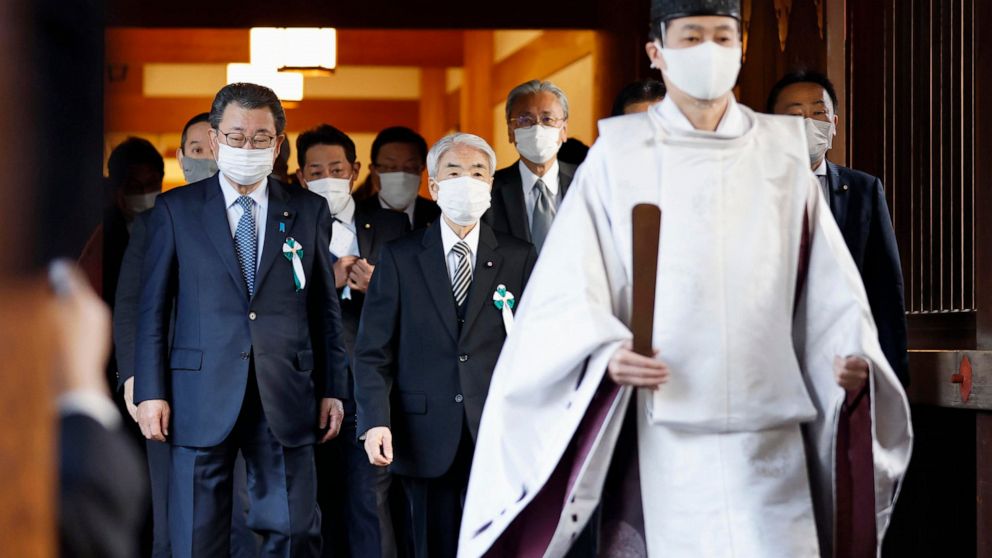 About 100 Japanese lawmakers visit controversial shrine