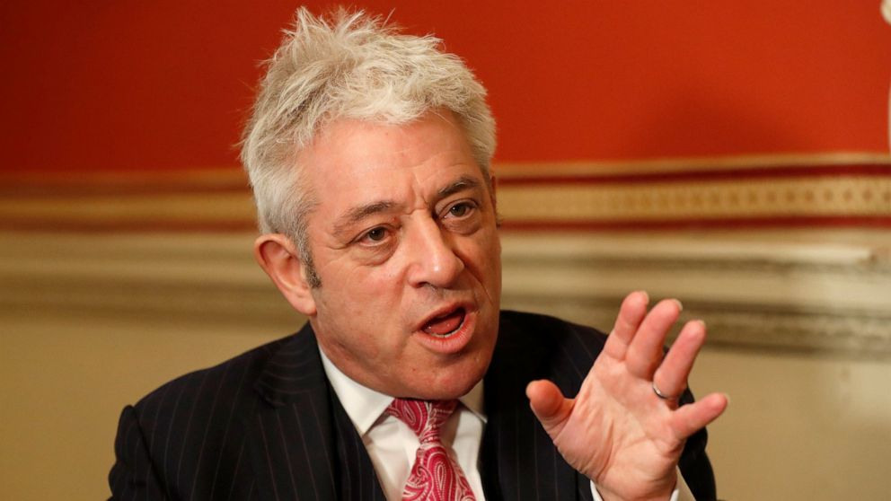 Ex-UK Speaker Bercow, scourge of Brexiteers, joins Labour