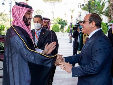 Saudi crown prince concludes Egypt visit, heads to Jordan