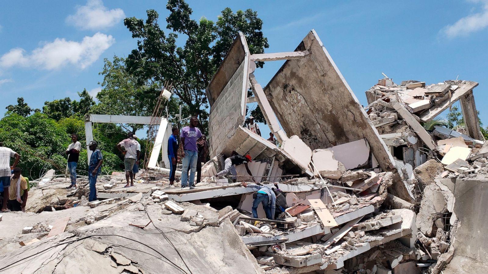 At least 304 dead, 1,800 hurt as powerful quake slams Haiti - ABC News